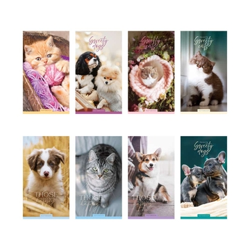 Блокнот А6 24л. на скрепке Cute animals (Спейс)
