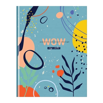 Записная книжка А5 80л. "Abstract" блок-еженедельник (BG)