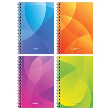 Блокнот А6 80л. на гребне Lite monocolor (BG)