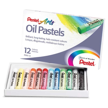 Пастель масляная 12 цветов (Pentel)