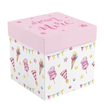 Коробка складная подарочная 15*15*15см "Sweety"  (MESHU)