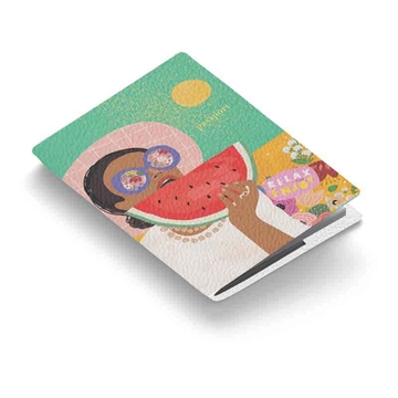 Обложка для паспорта "Enjoi the Summer" кожа рисунок (OfficeSpace)