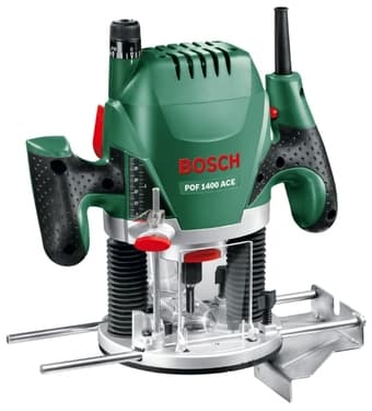 Фрезер BOSCH POF 1400 ACE (0 603 26C 820)  1400Вт 11000-28000об/мин макс.ход 55мм диам.хв.6/8мм кейс