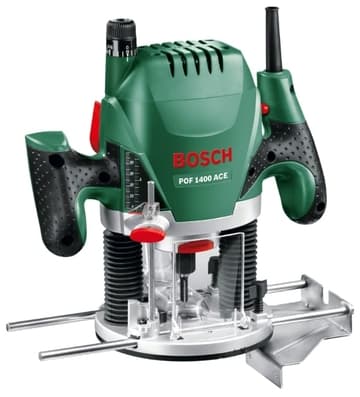 Фрезер BOSCH POF 1400 ACE (0 603 26C 820)  1400Вт 11000-28000об/мин макс.ход 55мм диам.хв.6/8мм кейс