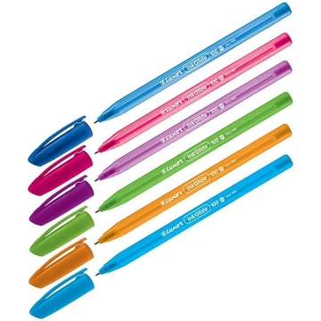 Ручка шар. Luxor InkGlide 100 Icy синий 0,7мм трехгранный