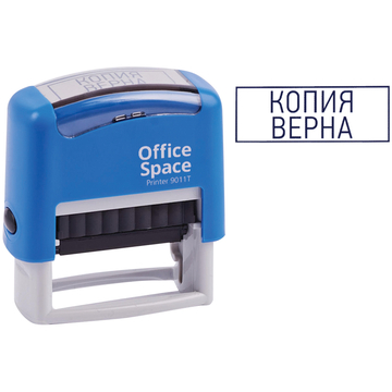 Штамп "КОПИЯ ВЕРНА" пластик оттиск 38*14мм  (Office Space)