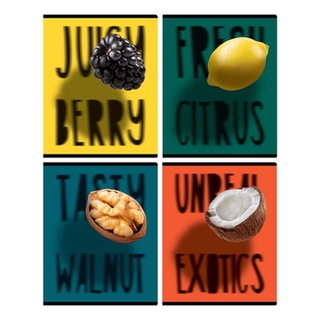 Тетрадь 48л. А5 клетка скрепка Exotic fruit (BG)   