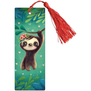 Закладка для книг 3D с линейкой Sloth 150*55мм