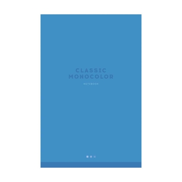 Блокнот А5 80л. на скрепке Monocolor. Blue (ArtSpace)