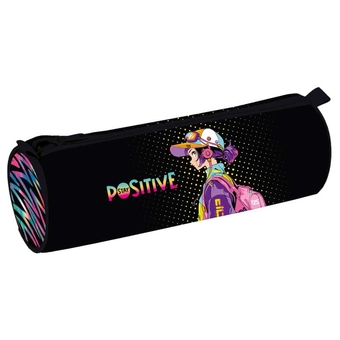 Пенал мягкий полиэстер на молнии 210*80мм "Stay positive" (Art Space)