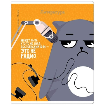Тетрадь Литература 48л. А5 Котоцинизм (Art Space)