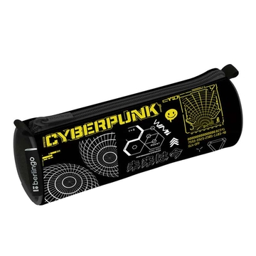 Пенал мягкий полиэстер на молнии 210*60мм "Cyberpunk" (Berlingo)