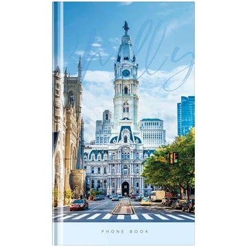Телефонная книга 80л ф.А5 тв. переплет Города. City Hall (OfficeSpace)