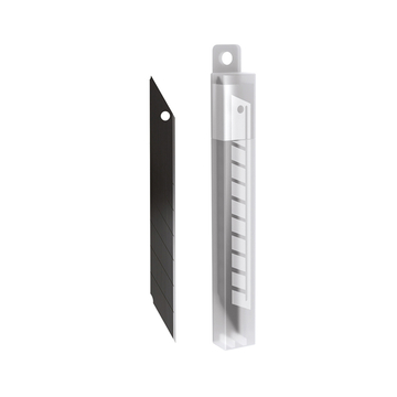 Набор лезвий для канцелярского ножа 9мм 5 шт в упак черные (Berlingo)