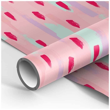 Бумага упаковочная Stylish pink 70*100см 90г/м2 (MESHU)