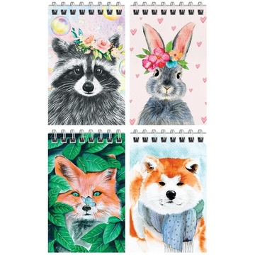Блокнот А7 40л. на гребне Картинки.Watercolors (Art Sapce)