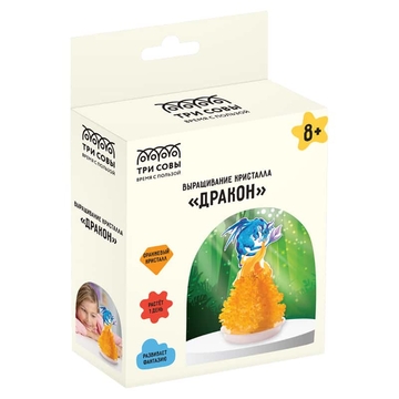 Набор для выращивания кристаллов "Дракон" оранжевый (ТРИ СОВЫ)