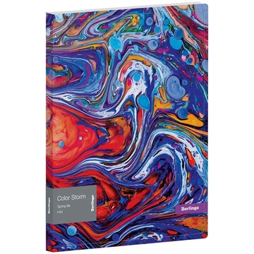 Скоросшиватель пружинный ф.А4 рисунок Color Storm (Berlingo)
