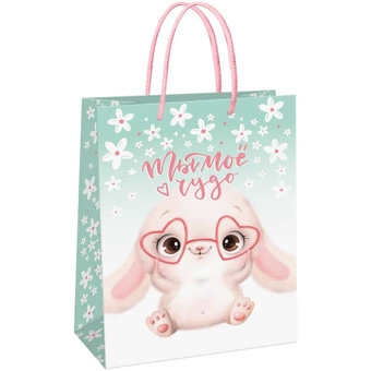 Сумка подарочная 11*14*6,5см Cute rabbit (MESHU)