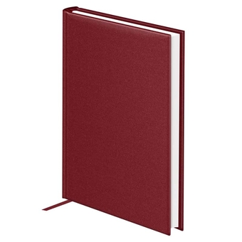 Ежедневник недатир. ф.А6 балакрон Ariane.Dark red красный 320с (BG)