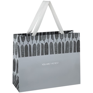 Сумка подарочная 32*26*12см  "Grey mood" (MESHU)