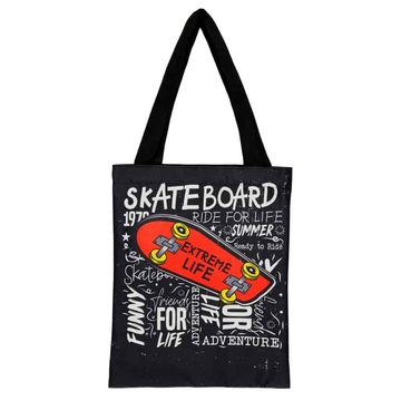 Сумка-шоппер "Skate" 31*39см с карманом (ArtSpace)
