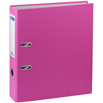 Папка регистратор 80мм бумвинил цвет розовый (OfficeSpace)