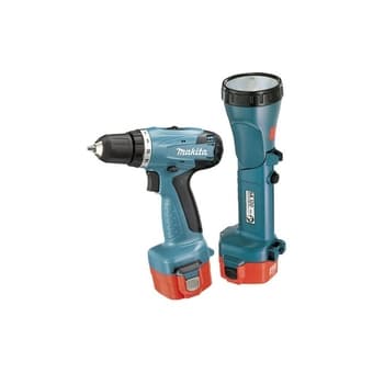 Аккум.дрель MAKITA 6271DWALE  12.0В 2x1.9Ач 10мм 0-350/0-1200об/мин 30Нм кейс +ФОНАРЬ