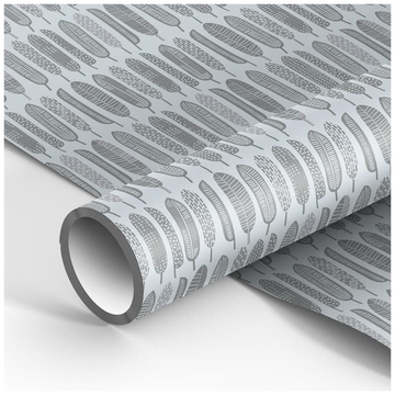 Бумага упаковочная Grey mood 70*100см 1 лист 90г/м2 (Meshu)