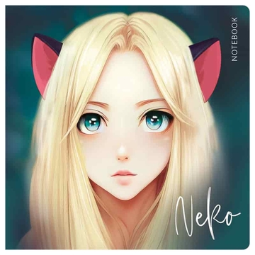 Записная книжка 17*170мм 40л. на скрепке Neko (MESHU)