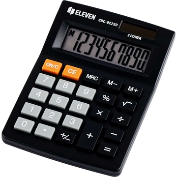Калькулятор 10 разр. 88*127мм SDC-022SR (Eleven)