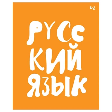 Тетрадь Русский язык 48л. А5 Домино пластиковая обложка (BG)