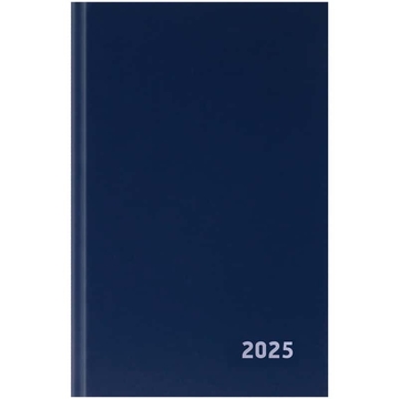 Ежедневник датированный 2025г ф.A5  бумвинил синий (BG)