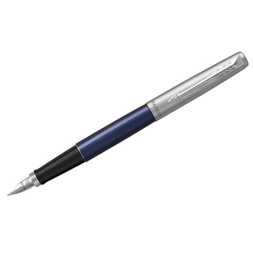 Ручка перьевая Parker Jotter Royal Blue CT цвет корпуса синий/хром
