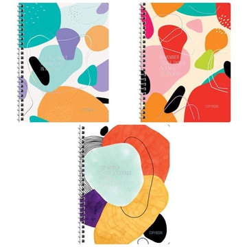 Тетрадь 48л. А5 клетка спираль Abstract pattern (GreenwichLine)