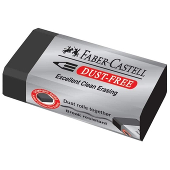 Ластик Faber-Castell "Dust-Free" прямоугольный черный