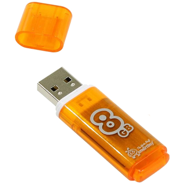 Флеш-карта Smart Buy USB Flash 8Gb оранжевый