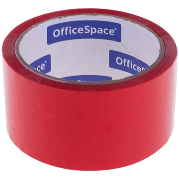 Скотч упаковочный красный 48мм*40м 45мкм (Office Space)