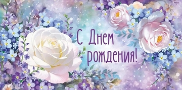 30000088 Конверт для денег "С Днем рождения!"
