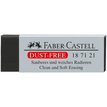 Ластик Faber-Castell "Dust-Free" прямоугольный черный